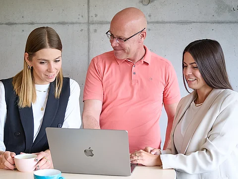 Das Projektmanagement-Team der krick.com