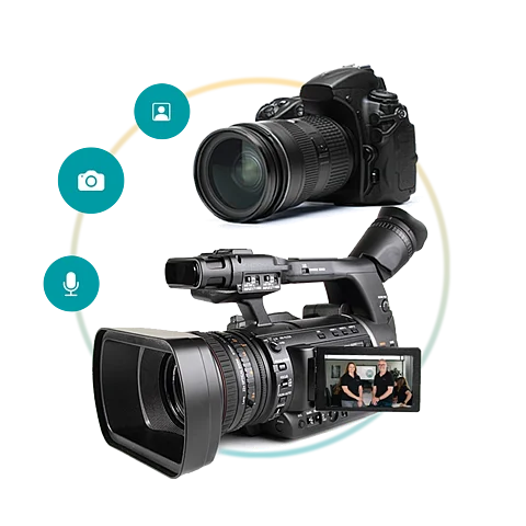 Kamera für professionelle Foto- und Videoaufnahmen