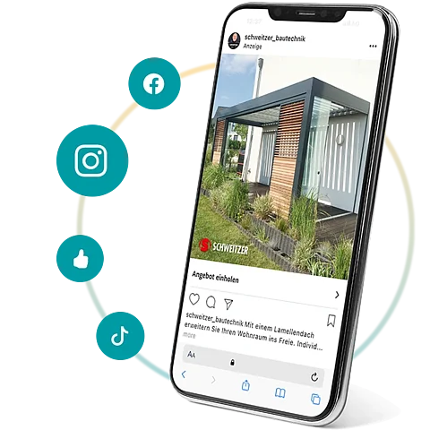 Beispiel Social Media Ads mit krick.com