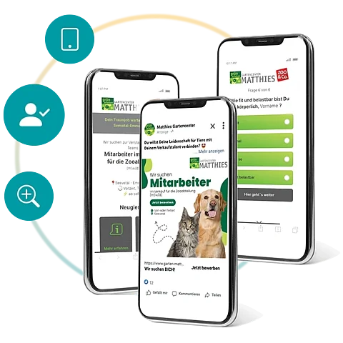 Social Recruiting Beispiel von krick.com