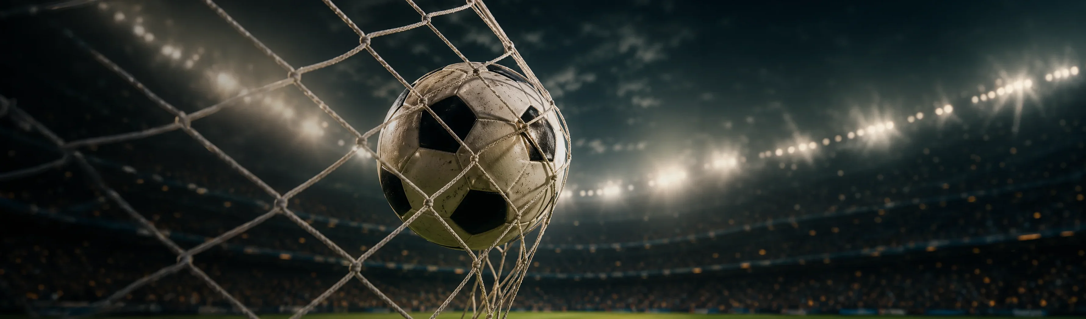 Ball fliegt ins Tor der WM Aktion bei krick.com
